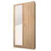 Rivera Hinged Mirrored 2 Door Wardrobe