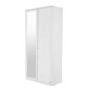Rivera Hinged Mirrored 2 Door Wardrobe
