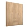 Rivera Hinged 3 Door Wardrobe w/ Drawers