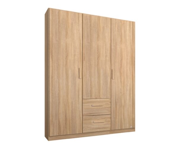 Rivera Hinged 3 Door Wardrobe w/ Drawers
