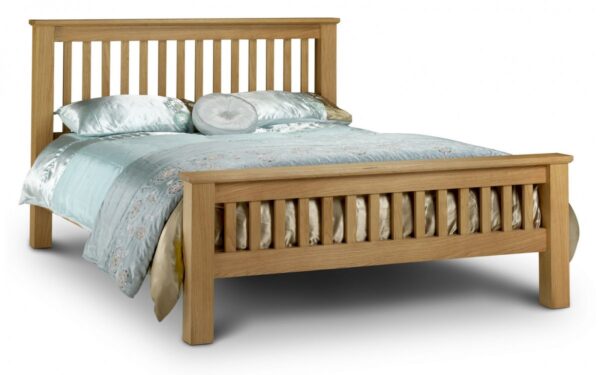 Amsterdam Oak Bed High-Foot-End
