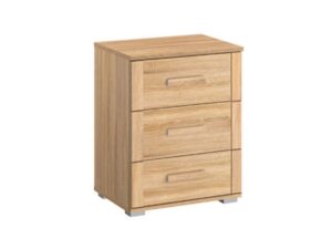 Rivera 3 Drawer Bedside Table