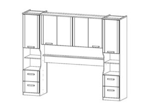 Rivera Overbed Upper Unit 160