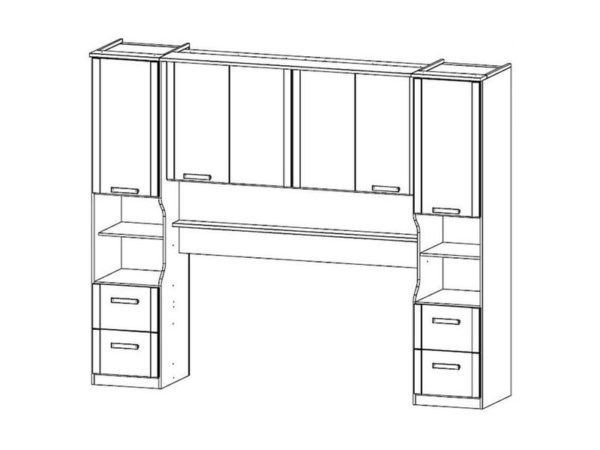 Rivera Overbed Upper Unit 160