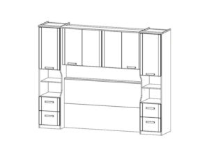 Rivera Overbed Upper Unit 140