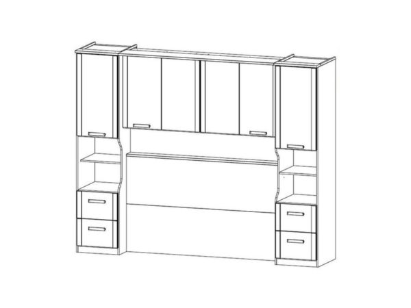 Rivera Overbed Upper Unit 140