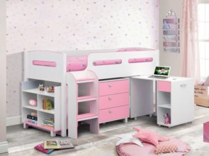 Kimbo Pink Cabin Bed