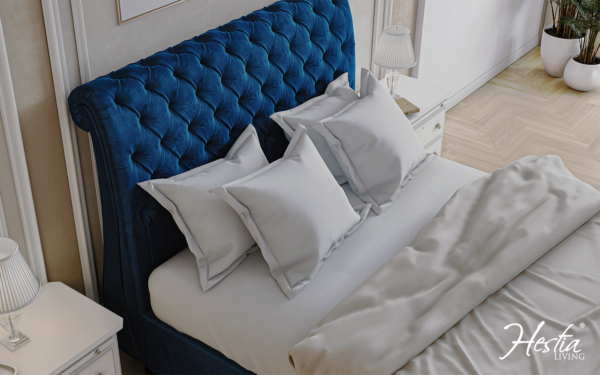 Chesterfield Sleigh Bedstead