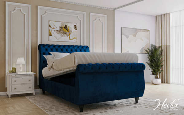 Chesterfield Sleigh Bedstead