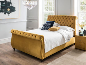 Chesterfield Sleigh Bedstead