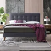 Novara Bed Frame Dark Grey