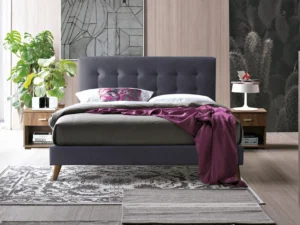 Novara Bed Frame Dark Grey