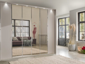All-In Wardrobe with Mirrored Front