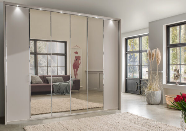 All-In Wardrobe with Mirrored Front