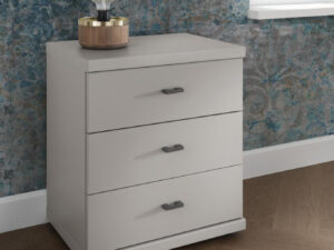 Miami Plus 3 Drawer Bedside Table