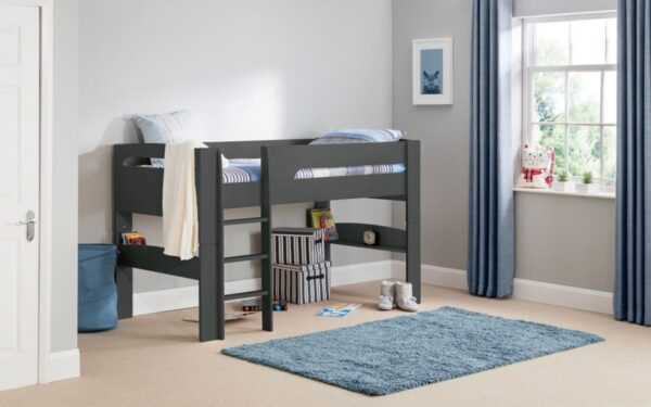 pluto cabin bed anthracite roomset