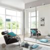 Miami Plus Glass and Mirrored Wardrobe