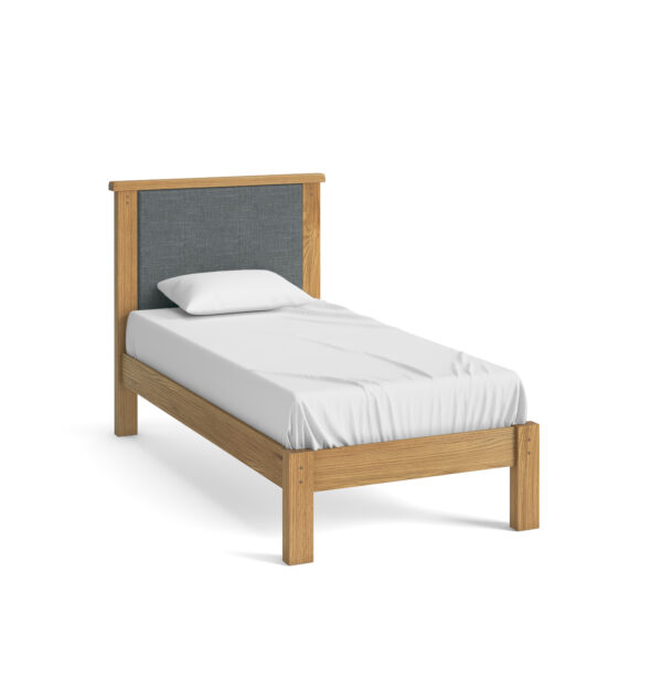 Burford Oak Upholstered Bed Frame