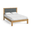 Burford Oak Upholstered Bed Frame