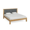 Burford Oak Upholstered Bed Frame