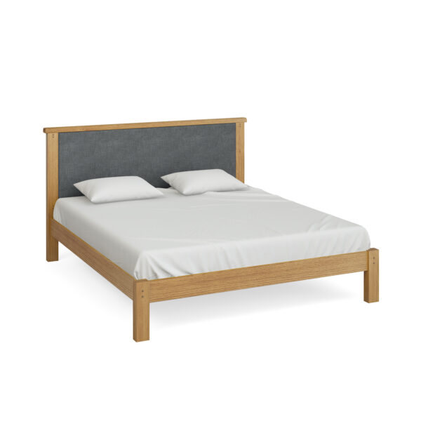 Burford Oak Upholstered Bed Frame
