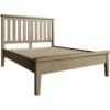 Horton Slatted Headboard Oak Bed Frame