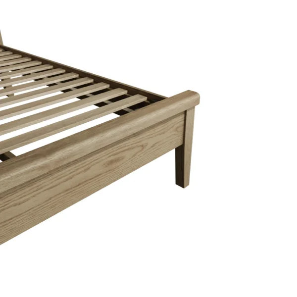 Horton Slatted Headboard Oak Bed Frame