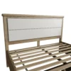 Horton Upholstered Oak Bed Frame with End Drawers