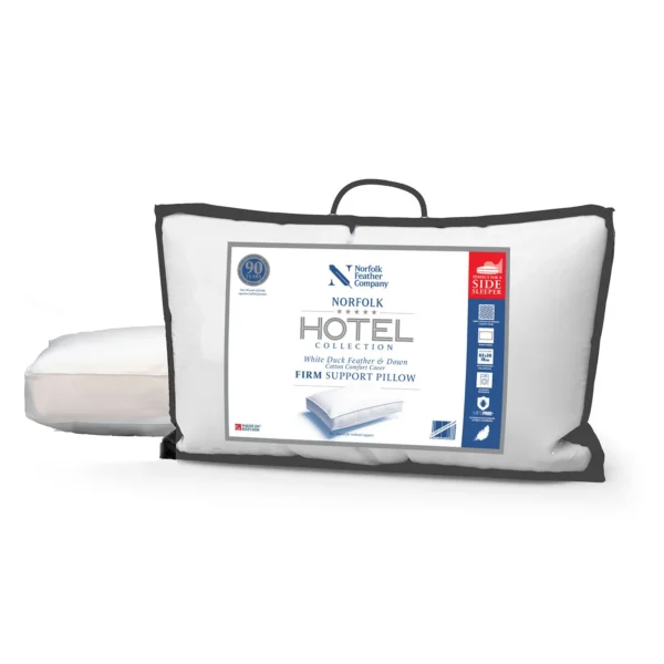Duck Feather & Down Side Sleeper Pillow Norfolk 5* Hotel Collection