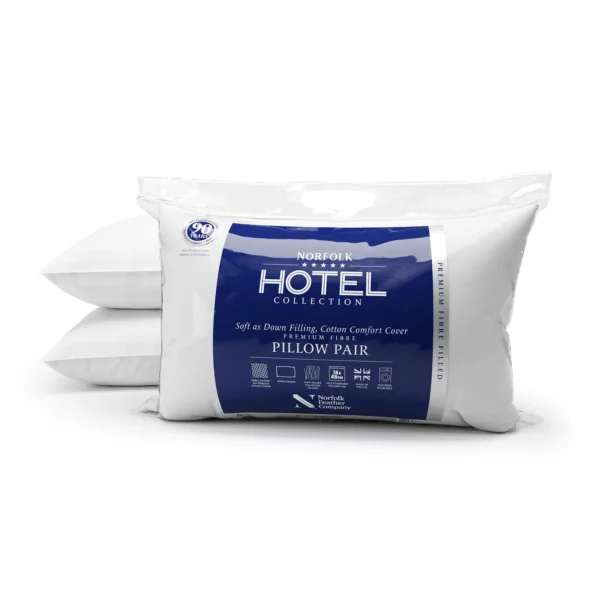 Hollowfibre Pair of Pillows Norfolk 5* Hotel Collection