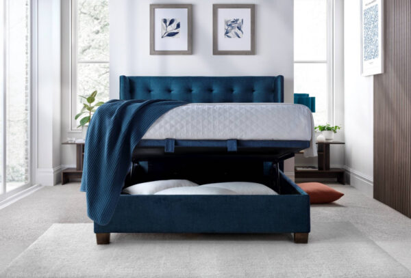 Boston Winged Ottoman Storage Bed
