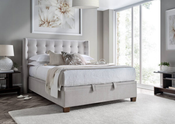 Boston Winged Ottoman Storage Bed
