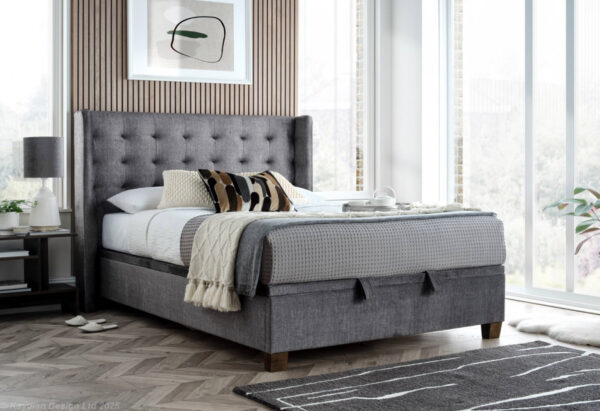 Boston Winged Ottoman Storage Bed